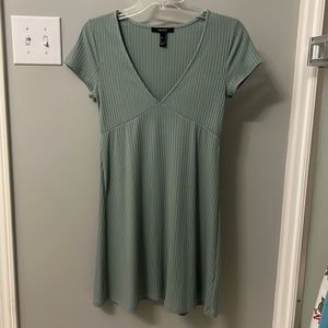 Green, short sleeve dress from Forever 21.